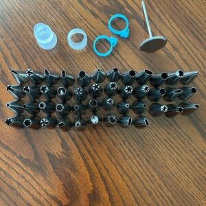 Stainless‎ Steel Cake Baking Decorating Tips Set of 50